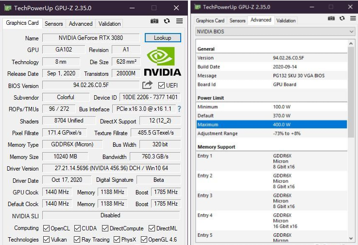 七彩虹RTX3080tiadoc显卡怎么样