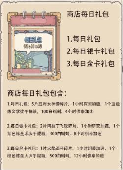 最强蜗牛每日礼包有什么 每日金卡礼包介绍