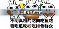 王思聪评论罗志祥 王思聪评论罗志祥四十岁啦还自称男孩