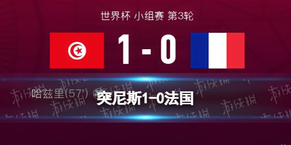 突尼斯1-0法国 法国输球仍是小组第一突尼斯未能晋级