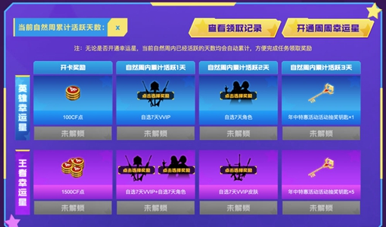 《CF》2023周周幸运星活动内容介绍