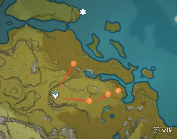 《原神》3.0石珀采集地点 石珀采集路线图