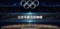 北京冬奥会奖牌榜排名 2022冬奥会奖牌榜最新