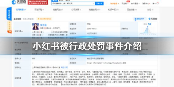 小红书被行政处罚2万元是怎么回事 小红书被行政处罚事件介绍