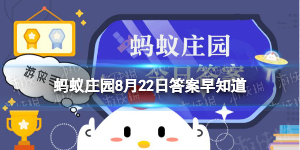 人的舌尖对哪种味道更敏感 蚂蚁庄园今日答案早知道8月22日