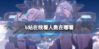 b站在线看人数在哪看