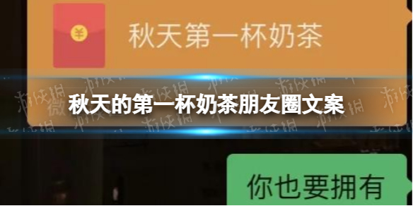 秋天的第一杯奶茶朋友圈文案 秋天的第一杯奶茶文案大全