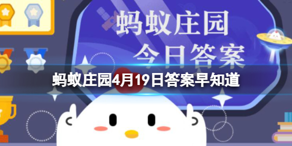 猜猜以下哪个城市的命名与“酒”有关 蚂蚁庄园4月19日答案早知道