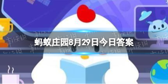 蜘蛛的丝是从哪里“吐”出来的 蚂蚁庄园今日答案8月29日